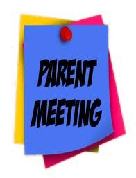 Parent Meeting pages with pushpin